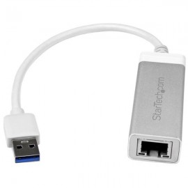 StarTech.com Adaptador de Red Ethernet Gigabit Externo USB 3.0 - Plateado USB31000SA