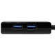 StarTech.com Adaptador de Red Ethernet Gigabit Externo USB 3.0 con Concentrador Incorporado de 2 Puertos USB USB31000S2H
