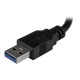 StarTech.com Adaptador de Red Ethernet Gigabit Externo USB 3.0 con Concentrador Incorporado de 2 Puertos USB USB31000S2H