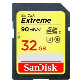 SANDISK 32GB Extreme SDHC U3 Class 10 SDSDXNE-032G-GNCIN