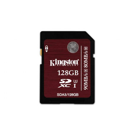 Kingston Technology SDXC UHS-I U3 (SDA3) 128GB SDA3/128GB