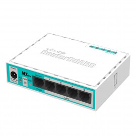 Mikrotik hEX lite Ethernet Color blanco RB750R2