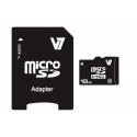V7 Micro SDHC 16 GB Clase 10   adaptador SD VAMSDH16GCL10R-2E