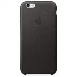Apple Funda Leather Case para el iPhone 6s - Negro