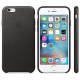Apple Funda Leather Case para el iPhone 6s - Negro
