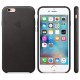 Apple Funda Leather Case para el iPhone 6s - Negro