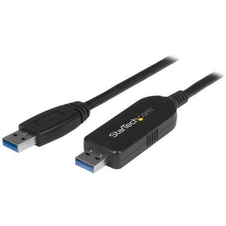 StarTech.com Cable de Transferencia de Datos USB 3.0 para ordenadores Mac y Windows - PC a PC USB3LINK