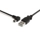 StarTech.com Cable de 1,8m USB 2.0 acodado a la izquierda Mini B USB2HABM6LA