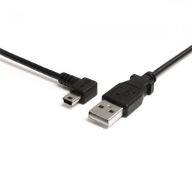 StarTech.com Cable de 1,8m USB 2.0 acodado a la izquierda Mini B USB2HABM6LA