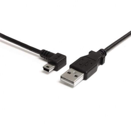 StarTech.com Cable de 1,8m USB 2.0 acodado a la izquierda Mini B USB2HABM6LA