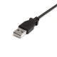 StarTech.com Cable de 1,8m USB 2.0 acodado a la izquierda Mini B USB2HABM6LA