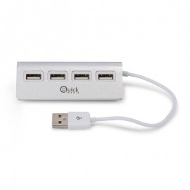 Quick-Media Hub 4 puertos USB 2.0 - QMH204P