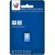 V7 Unidad de memoria flash USB 2.0 nano 4 GB, negra VU24GCR-BLK-2E