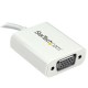 StarTech.com Adaptador USB-C a VGA - Blanco CDP2VGAW