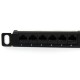 StarTech.com Panel de Parcheo de 24 Puertos RJ45 Cat5e 110 - 0,5U Montaje en Rack - Patch Panel PANELHU24