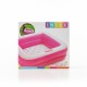 Piscina Hinchable para Niños Cuadrado Intex Rosa