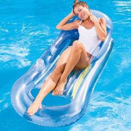 Colchoneta Hinchable Sillon Azul