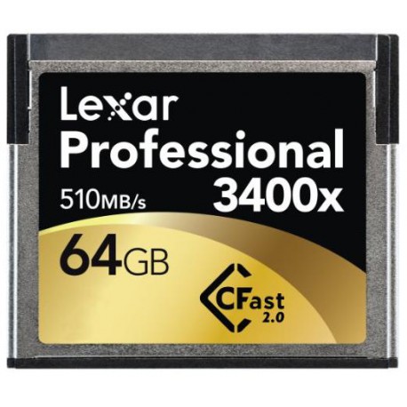 Lexar 64GB 3400x CFast 2.0