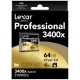 Lexar 64GB 3400x CFast 2.0