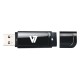 V7 Unidad de memoria flash USB 2.0 con tapa 4 GB, negra