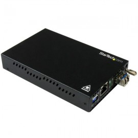 StarTech.com Conversor de Medios de Ethernet Gigabit de Cobre a Fibra - Monomodo LC - 10km ET91000SM10