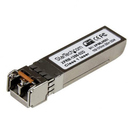 StarTech.com Modulo Transceptor LC SFP+ 10 Gigabits - Compatible con Cisco SFP-10G-LRM - Multimodo - 220m SFP10GLRMST