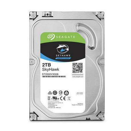 Seagate Surveillance HDD SkyHawk 2TB 2000GB Serial ATA III ST2000VX008
