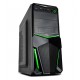 NOX Pax Green edition Midi-Tower Negro NXPAXG