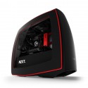 NZXT Manta Mini-Tower Negro, Rojo CA-MANTW-M2
