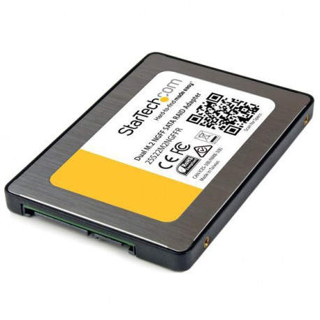 StarTech.com Adaptador Doble M.2 NGFF a SATA con RAID 25S22M2NGFFR