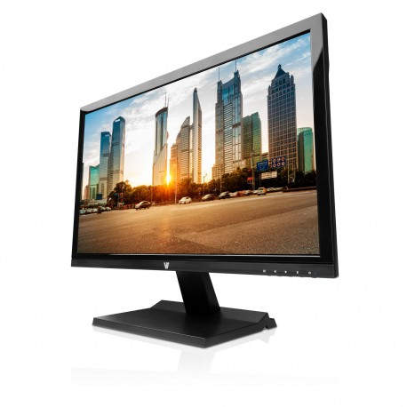 V7 L27000WHS 27'' Full HD LED Pantalla 16:9 - panel de vidrio brillante L27000WHS-9K