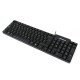Omega OK05TES USB QWERTY Español Negro OK05TES