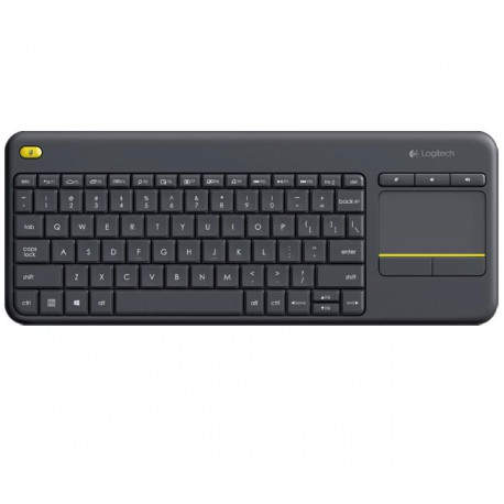 Logitech K400 Plus RF inalambrico QWERTY Ingles Negro 920-007139