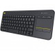 Logitech K400 Plus RF inalambrico QWERTY Ingles Negro 920-007139