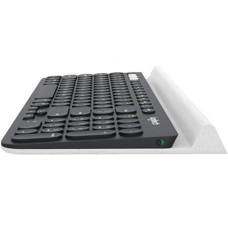 Logitech K780 Bluetooth QWERTY Ingles Negro, Color blanco 920-008039