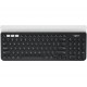 Logitech K780 Bluetooth QWERTY Ingles Negro, Color blanco 920-008039
