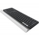 Logitech K780 Bluetooth QWERTY Ingles Negro, Color blanco 920-008039
