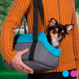 Transportín de Tela para Animales Azul