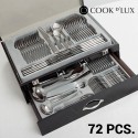 Cubertería de Acero Inoxidable Cook D'Lux (72 piezas)
