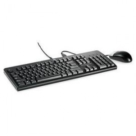 Hewlett Packard Enterprise USB Keyboard (Ingles) and Mouse, PVC Free, Intl 672097-B33