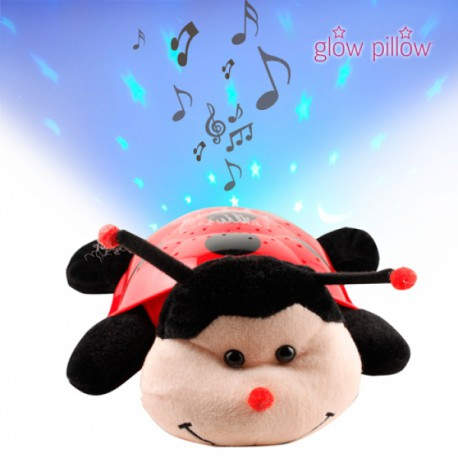 Peluche Proyector LED Glow Pillow Mariquita