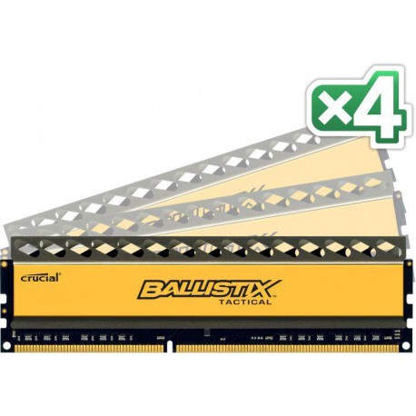 Crucial Ballistix Tactical  32GB DDR3 8GBx4 PC3-12800 1600 240pin