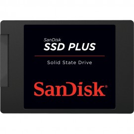 DISCO DURO SOLIDO SANDISK SSD PLUS SDSSDA-240G-G26 - 240GB - SATA3 - 2.5 6.35CM - VELOCIDAD LECTURA HASTA 530MB S
