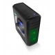 NOX Coolbay ZX Green LED Midi-Tower Negro NXCBAYZXGR