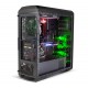 NOX Coolbay ZX Green LED Midi-Tower Negro NXCBAYZXGR