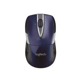 Logitech M525 RF Wireless+USB optico Negro, Azul, Gris 910-004933