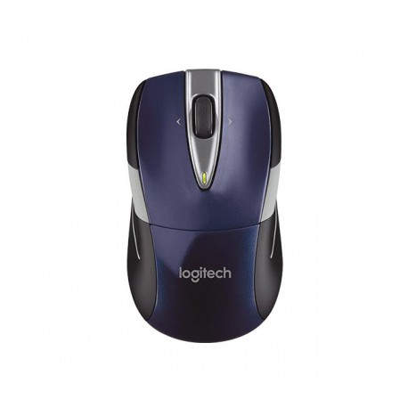 Logitech M525 RF Wireless+USB optico Negro, Azul, Gris 910-004933
