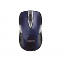 Logitech M525 RF Wireless+USB optico Negro, Azul, Gris 910-004933