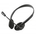 Trust ZIVA CHAT HEADSET Binaurale Diadema Negro 21517