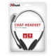 Trust ZIVA CHAT HEADSET Binaurale Diadema Negro 21517